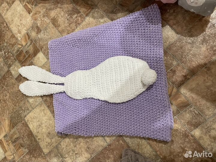 Плед бон бон, наволочка, плюшевый плед