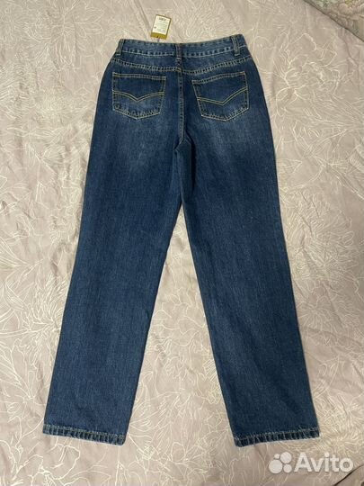 Джинсы со стразами