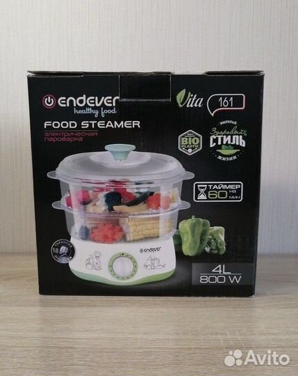 Пароварка Endever Vita-161