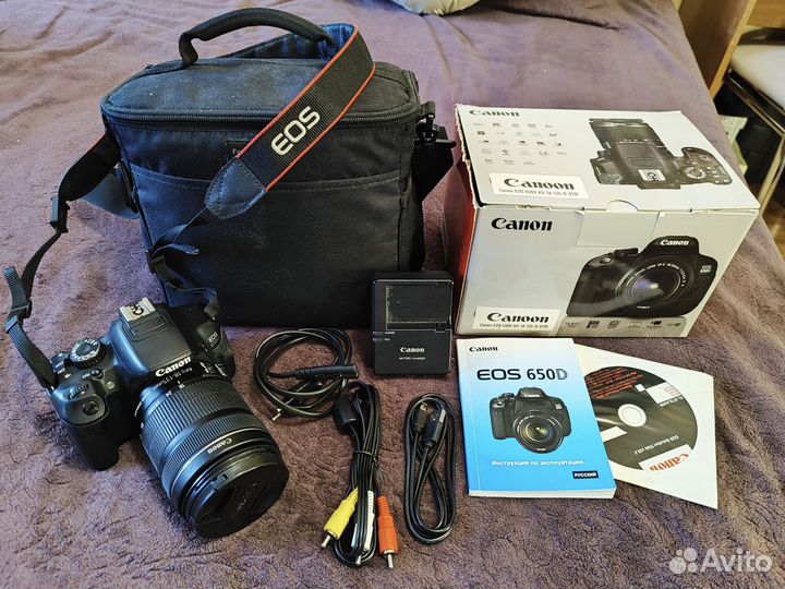 Фотоаппарат Canon eos 650d kit 18-135 is stm