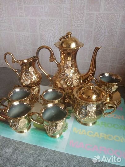 Кофейный сервиз новый на 6 персон