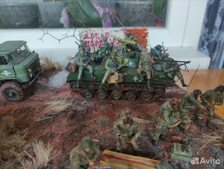 Диорама ручной работы