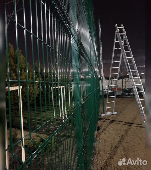 Забор сетка 3д