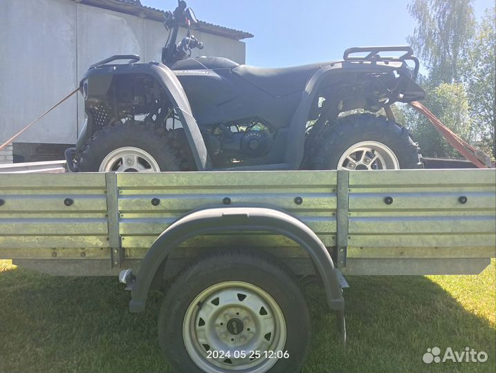 Квадроцикл с прицепом мзса