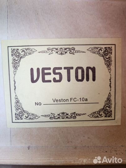 Хорошая гитара вестон veston, 6 струн, отличная