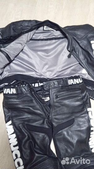 Мотокомбинезон кожаный vanucci