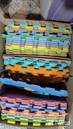 Мягкий коврик пазл