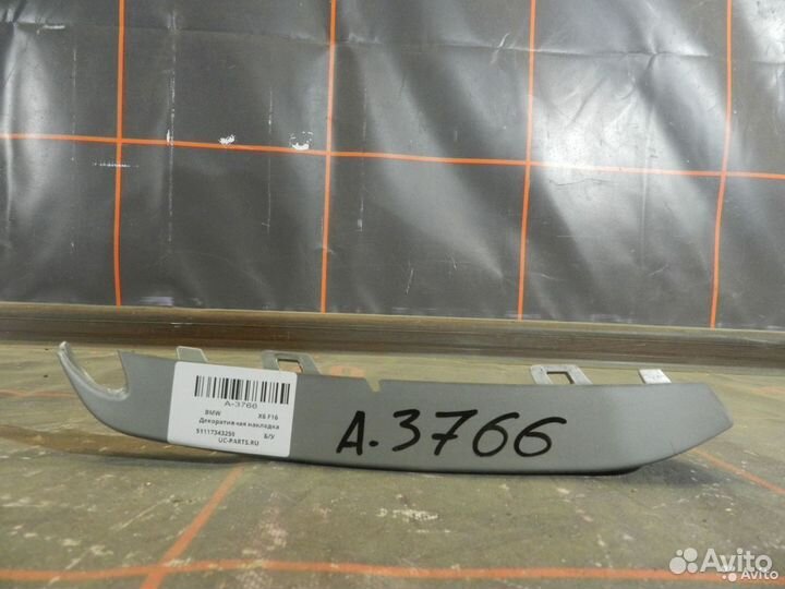 Накладка решетки бампера переднего - BMW X6 F16