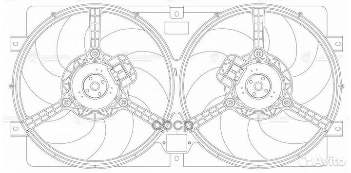 Вентилятор радиатора LADA 2123 Chevrolet Niva