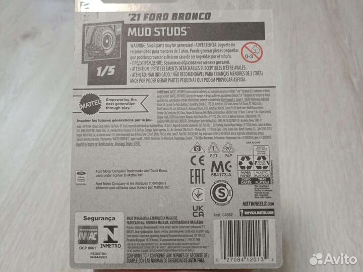 Hot wheels машинка ford bronco