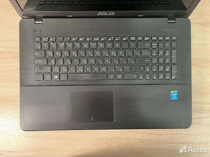 Asus 17,3 дюйма/Intel N3530/SSD128/озу4Gb