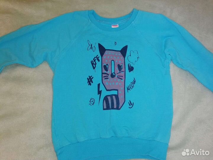 Джемпера,свитшоты, кофты,худи для девочки р 122
