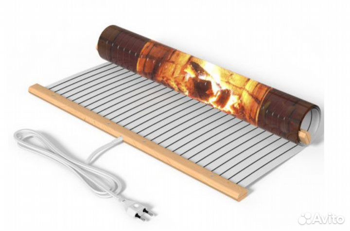 Обогреватель гибкий на стену, на пол