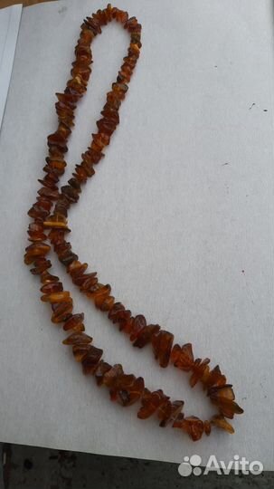 Бусы янтарные