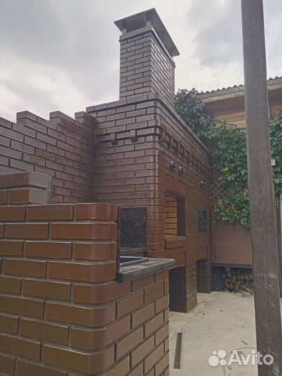 Барбекю комплекс с навесом