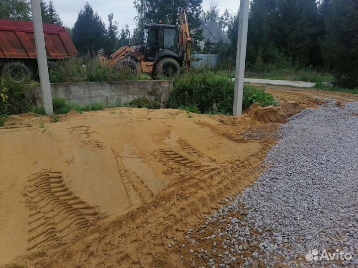 Раскорчевка и отсыпка участков