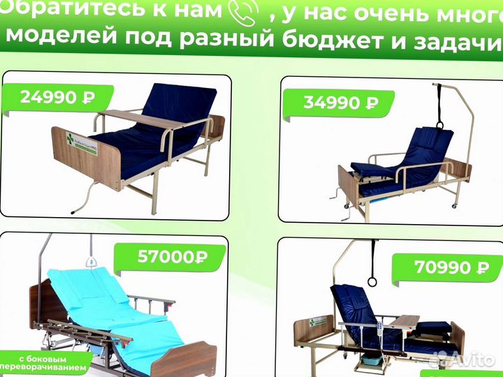 Медицинская кровать функциональная