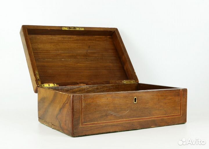 Шкатулка деревянная старинная