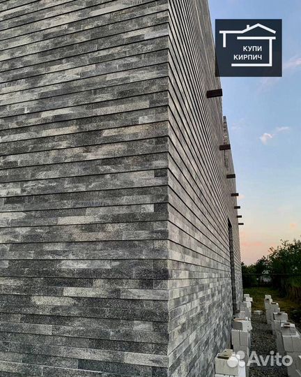 Кирпич облицовочный ригельный