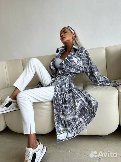 Стильный хлопковый тренч Dior (новая коллекция)