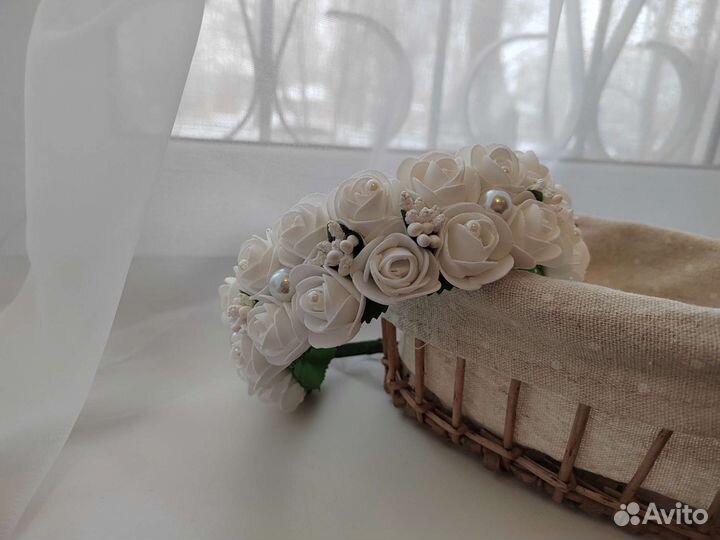 Ободок из цветов