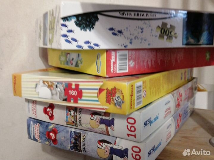 Пазлы и книги