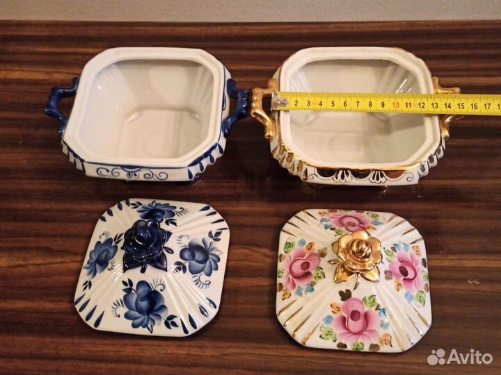 Фарфоровая посуда гжель