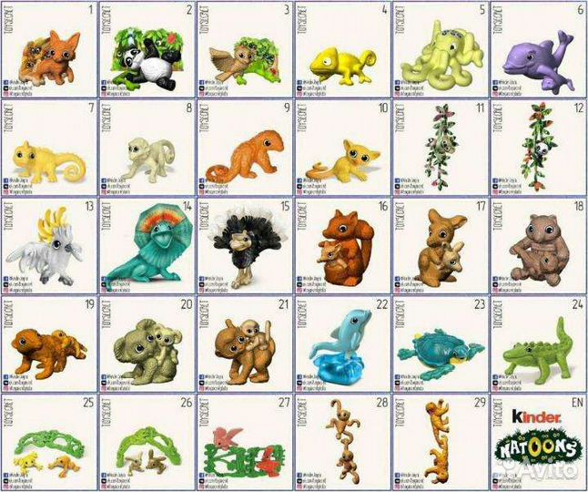 Киндер сюрприз natoons 2020