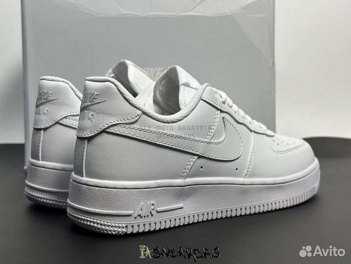 Кроссовки Nike Air Force 1 low white унисекс 37-45