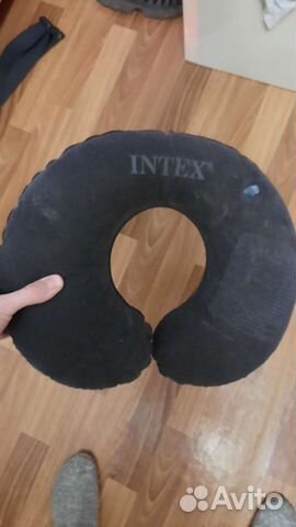 Подушка для шеи надувная intex