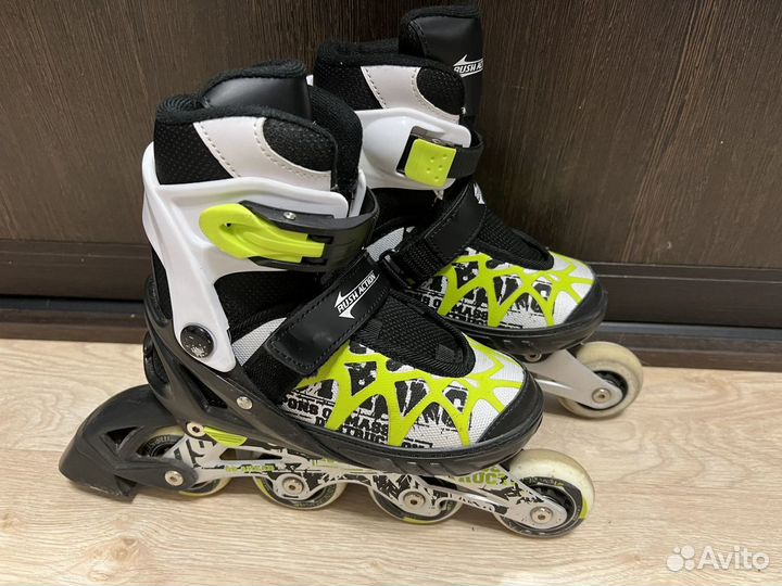 Коньки роликовые rush action