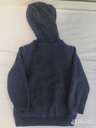 Утепленная толстовка с капюшоном (122-128)