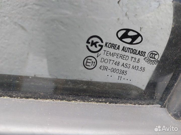 Дверь боковая левая задняя Hyundai Santa Fe