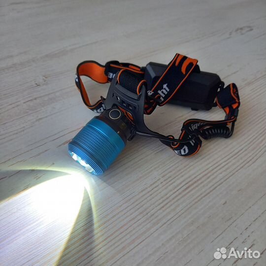 Налобный фонарь аккумуляторный 4 режима