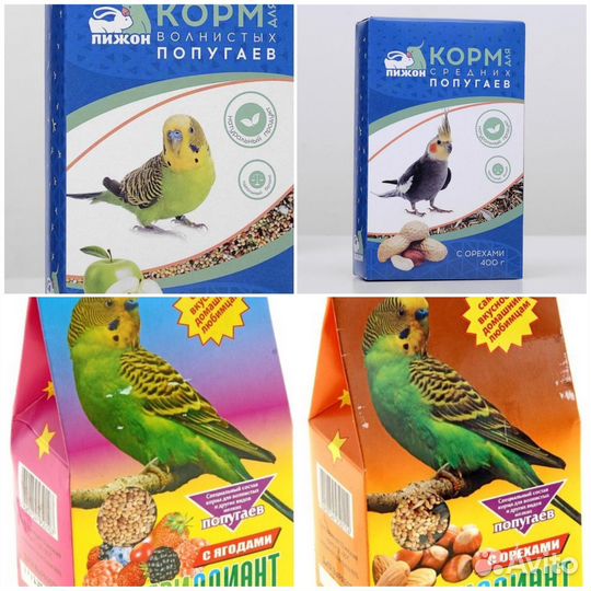 Корм для попугаев