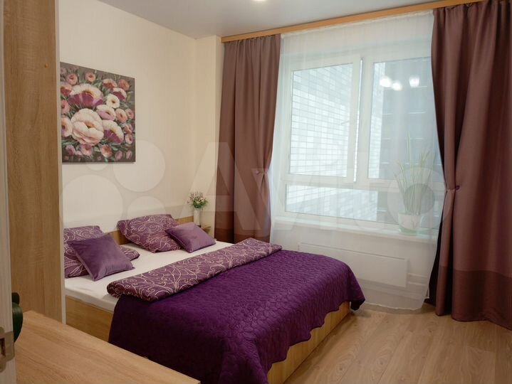2-к. квартира, 59 м², 3 кровати