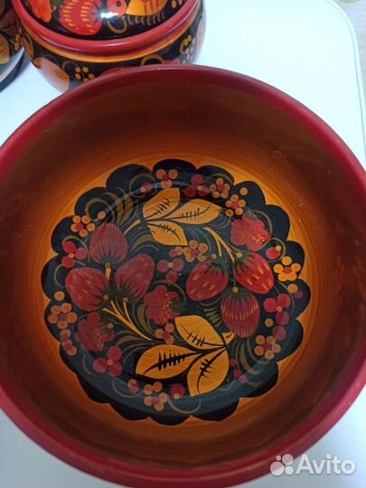 Посуда хохлома