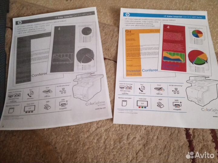 Цветной лазерный принтер мфу