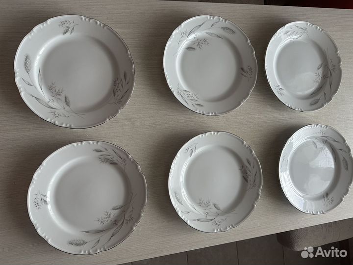 Тарелки 6 штук