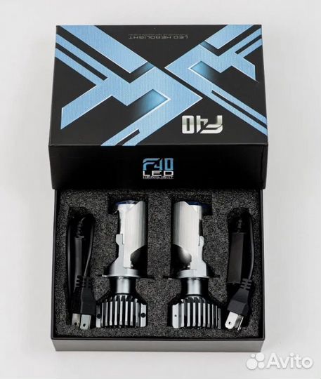 F40 H4 led mini 12-24V 55W светодиодные линзы