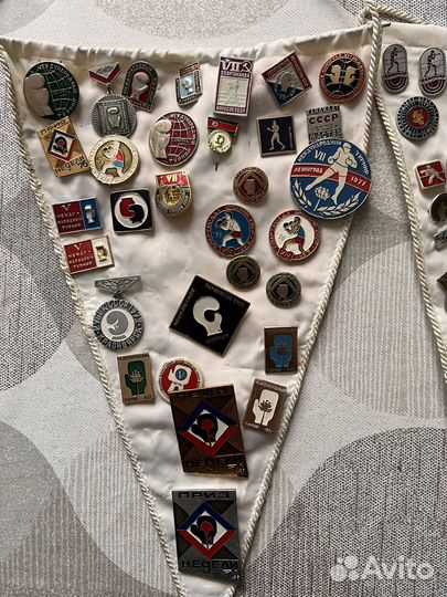 Значки СССР спортивные тема Бокс