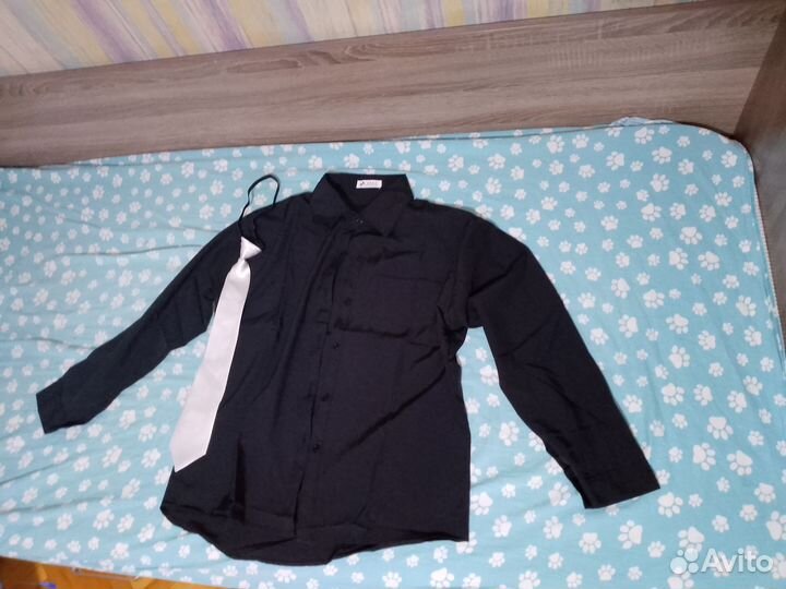 Рубашка чёрная