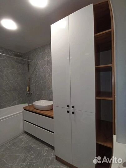 Тумба под раковину со шкафом