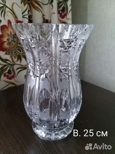 Вазы, хрусталь GDR