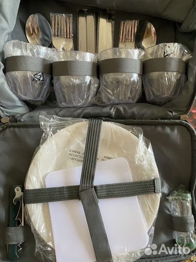 Сумка холодильник Арктика 24,5л с посудой