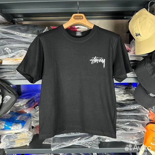 Stussy кубики футболка