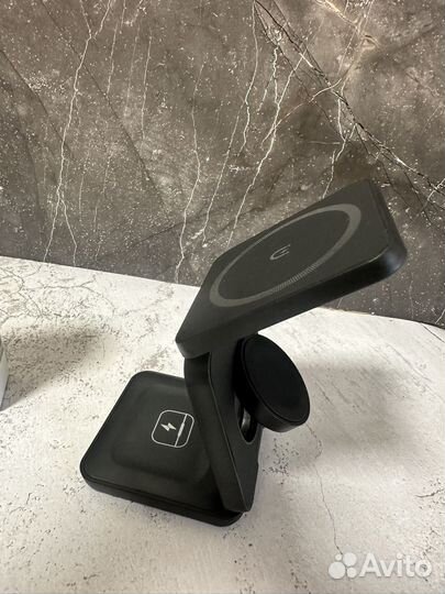Беспроводная зарядка 3в1 новая