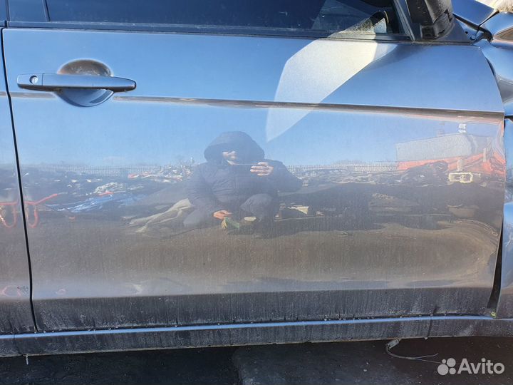 Дверь передняя правая lancer X cy лансер 10 серая