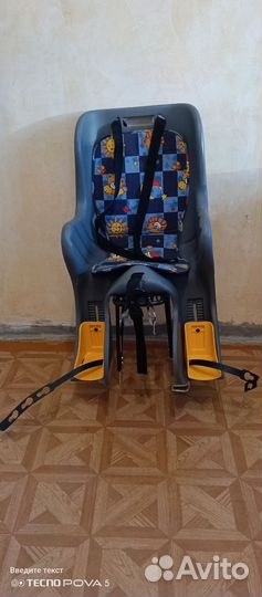 Детское велосипедное кресло