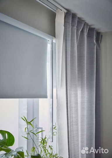 Рулонная штора белая IKEA